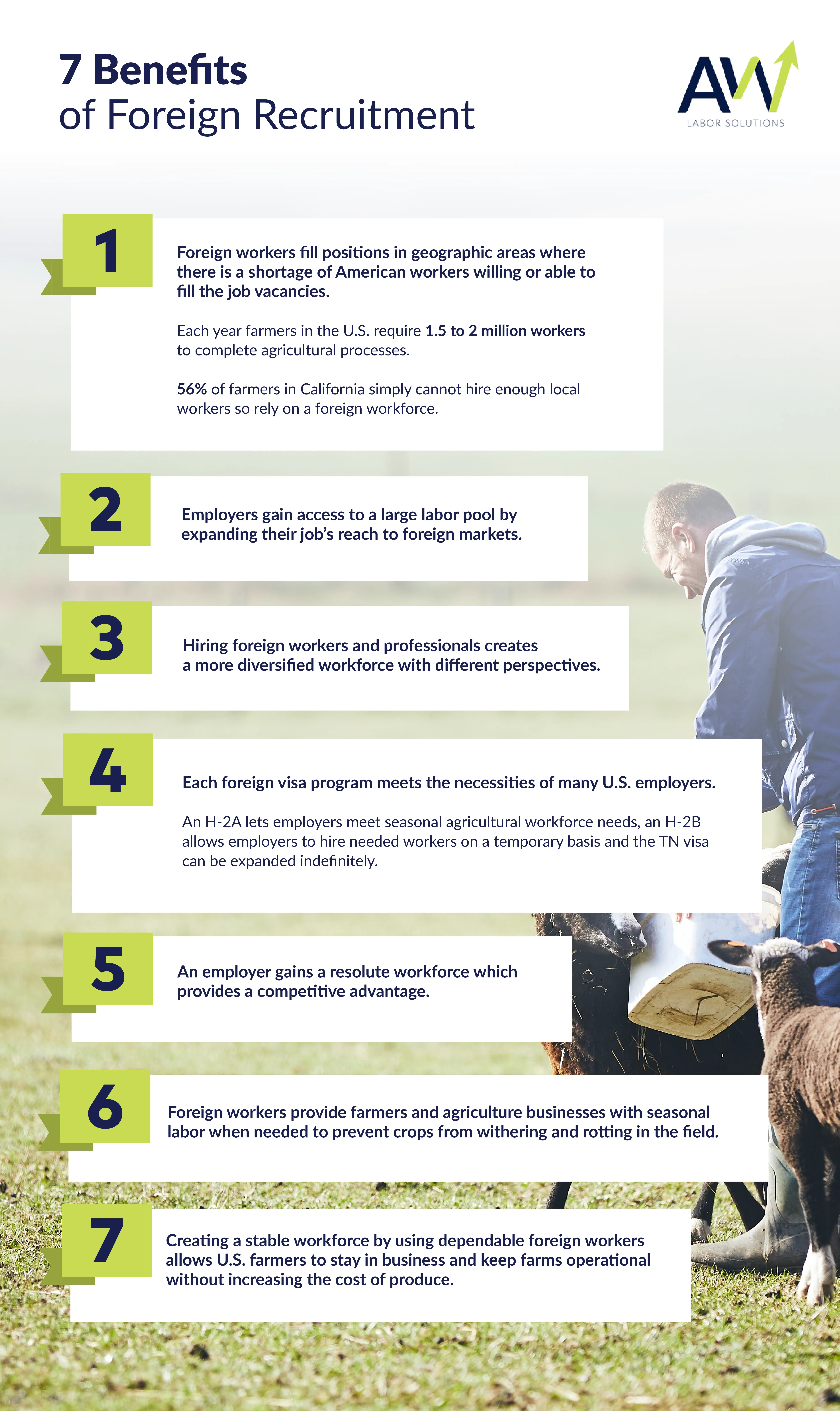AW-inforgraphic-7 Benefits of Foreign Recruitment infographic